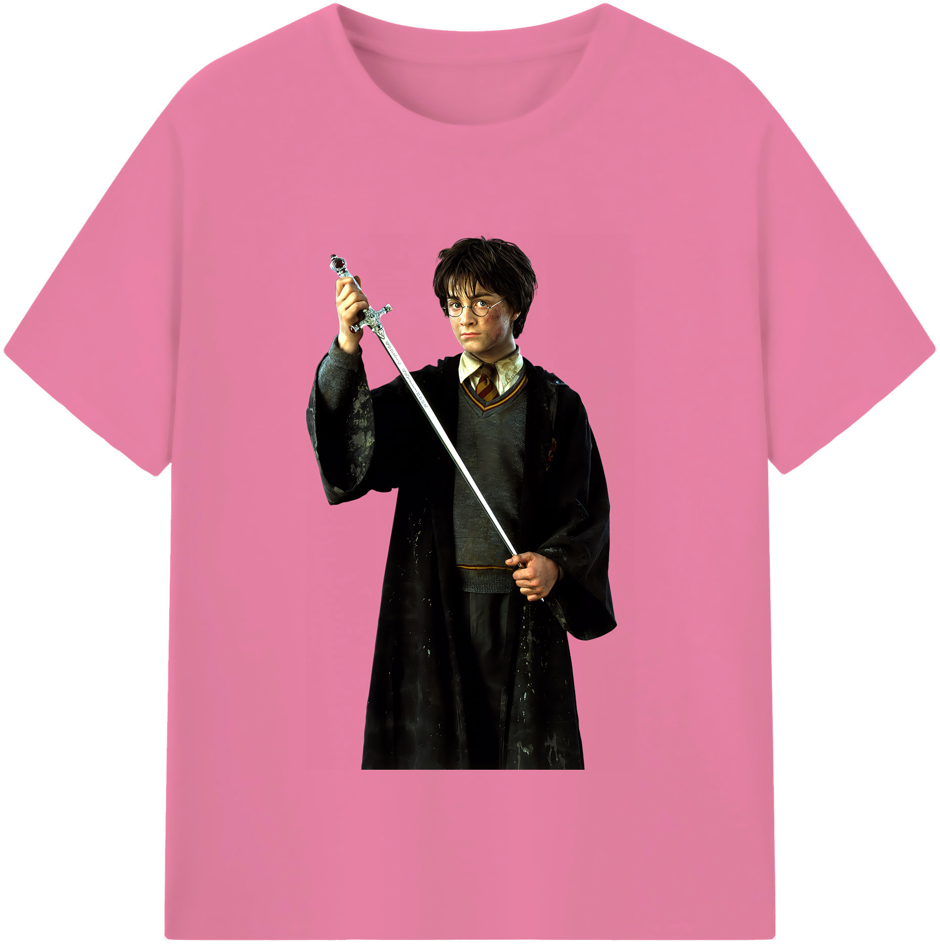 （画像用） Harry Potter ハリー・ポッターシリーズ 綿100％半袖Tシャツ（フロントプリント）
